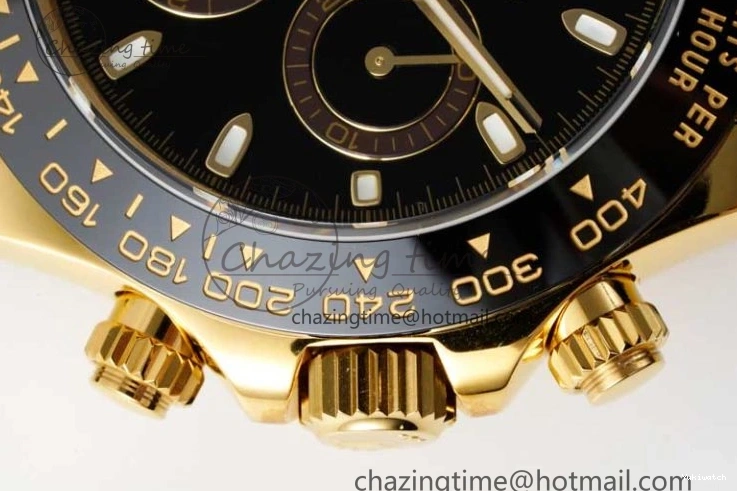 QF Dial Rubber Oysterflex on Daytona SA4130 Edition 1:1 Best Black Strap 116518 0409